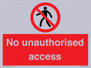 No unauthorised access